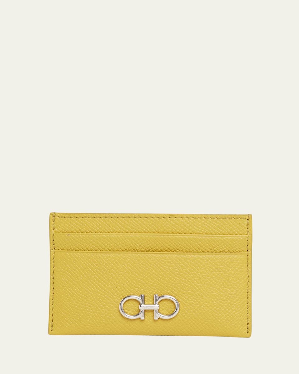 The Gancini Leather Card Case